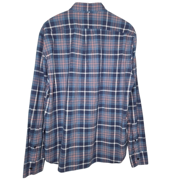 J. Crew Men's Homespun Cotton Colorful Plaid Button Down Shirt Size XL - Picture 2 of 9